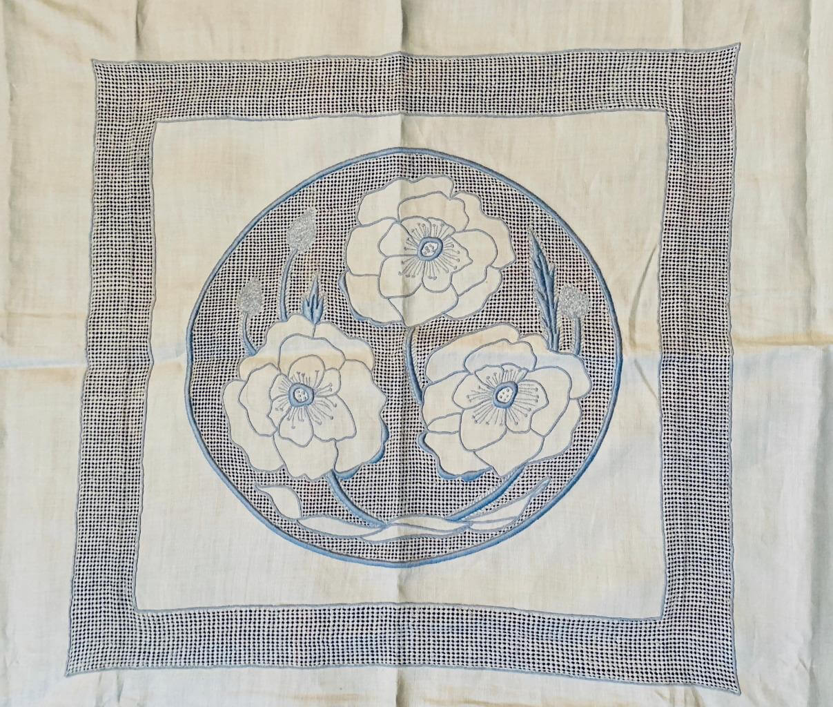 British Queen Mary Ciphered Linen Set