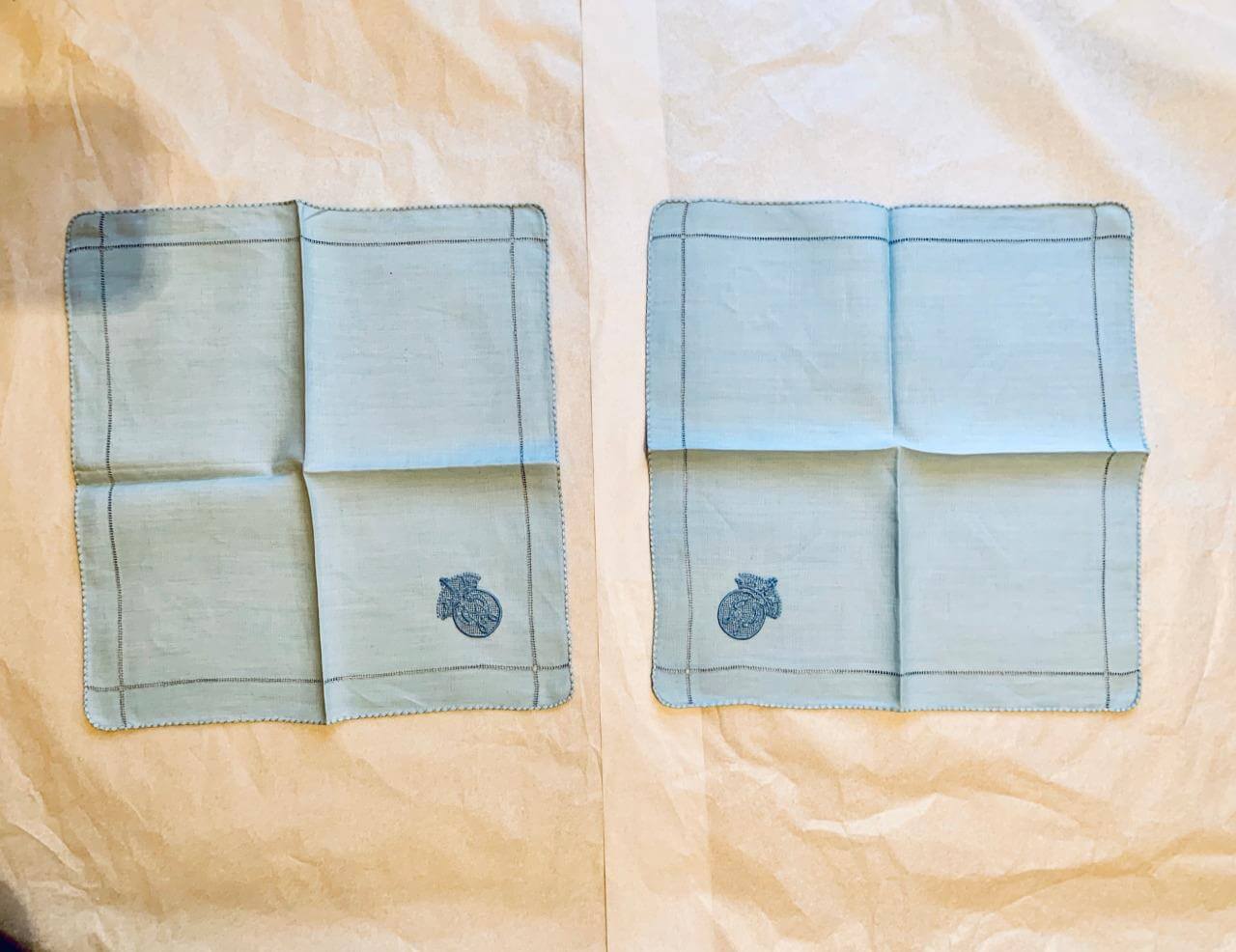 British Queen Mary Ciphered Linen Set