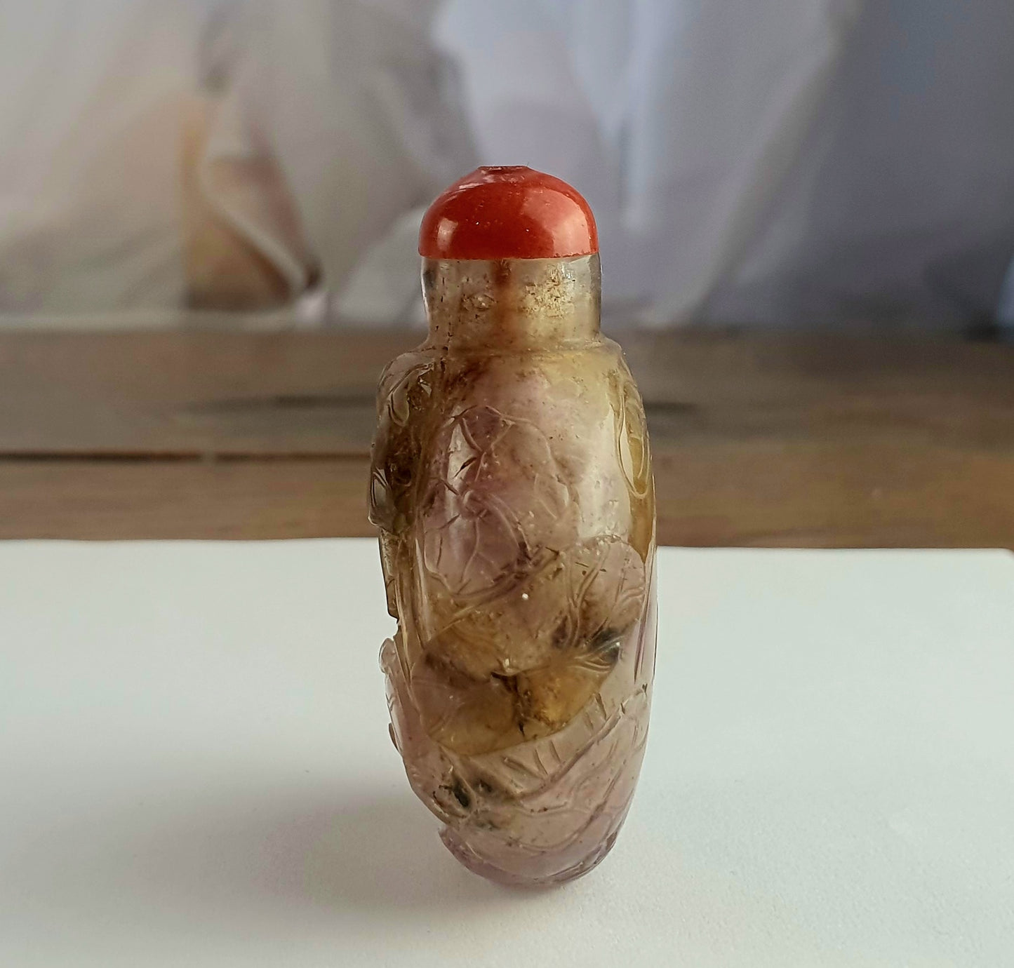Chinese Qing Amethyst Snuff Bottle