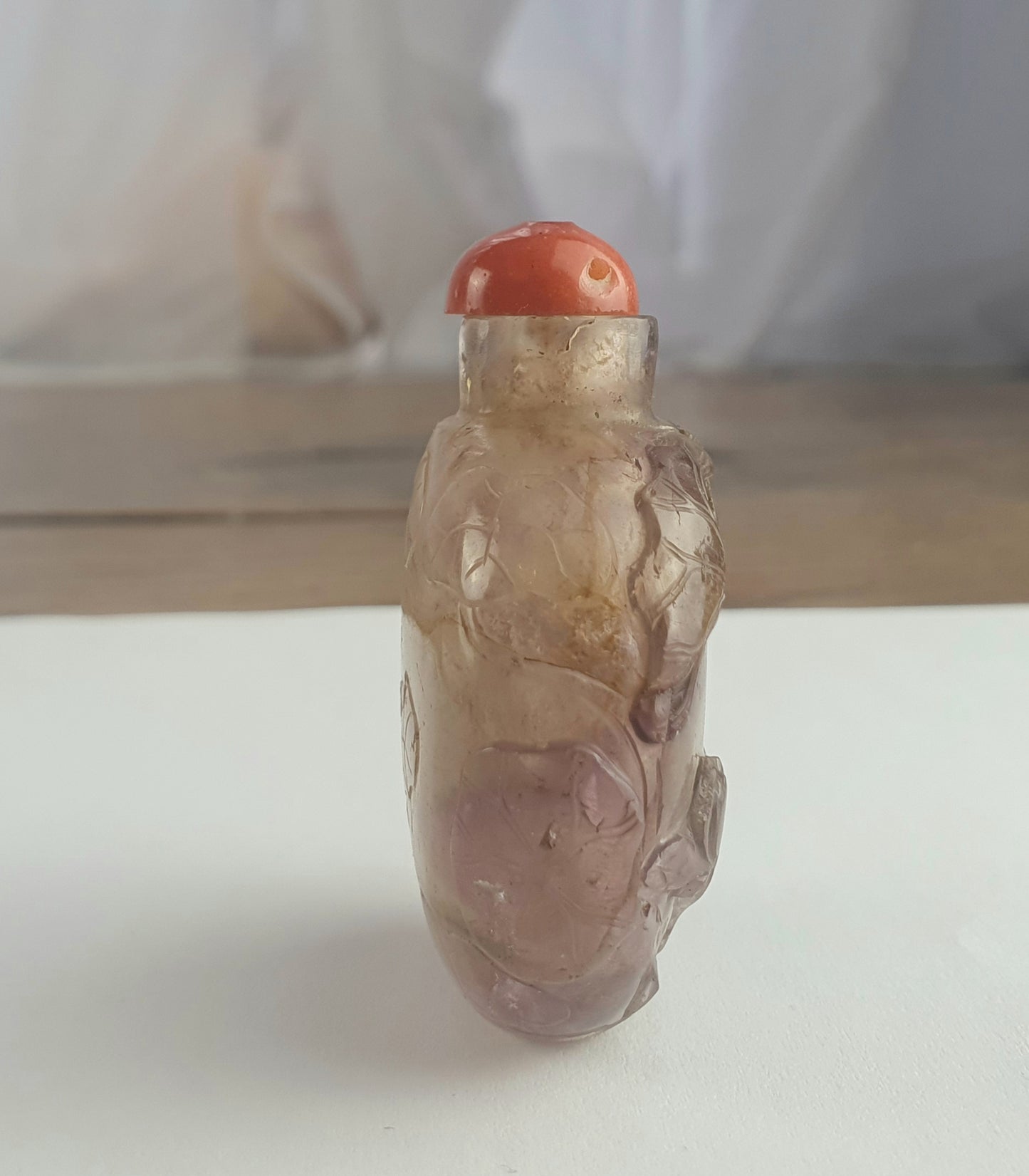 Chinese Qing Amethyst Snuff Bottle