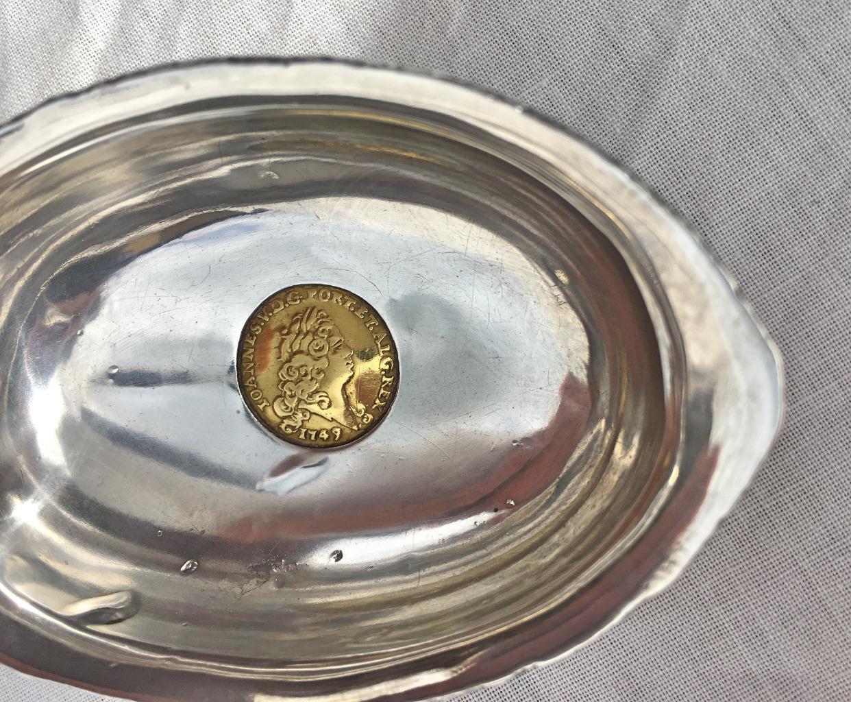Georgian Gold and Silver Toddy Ladel