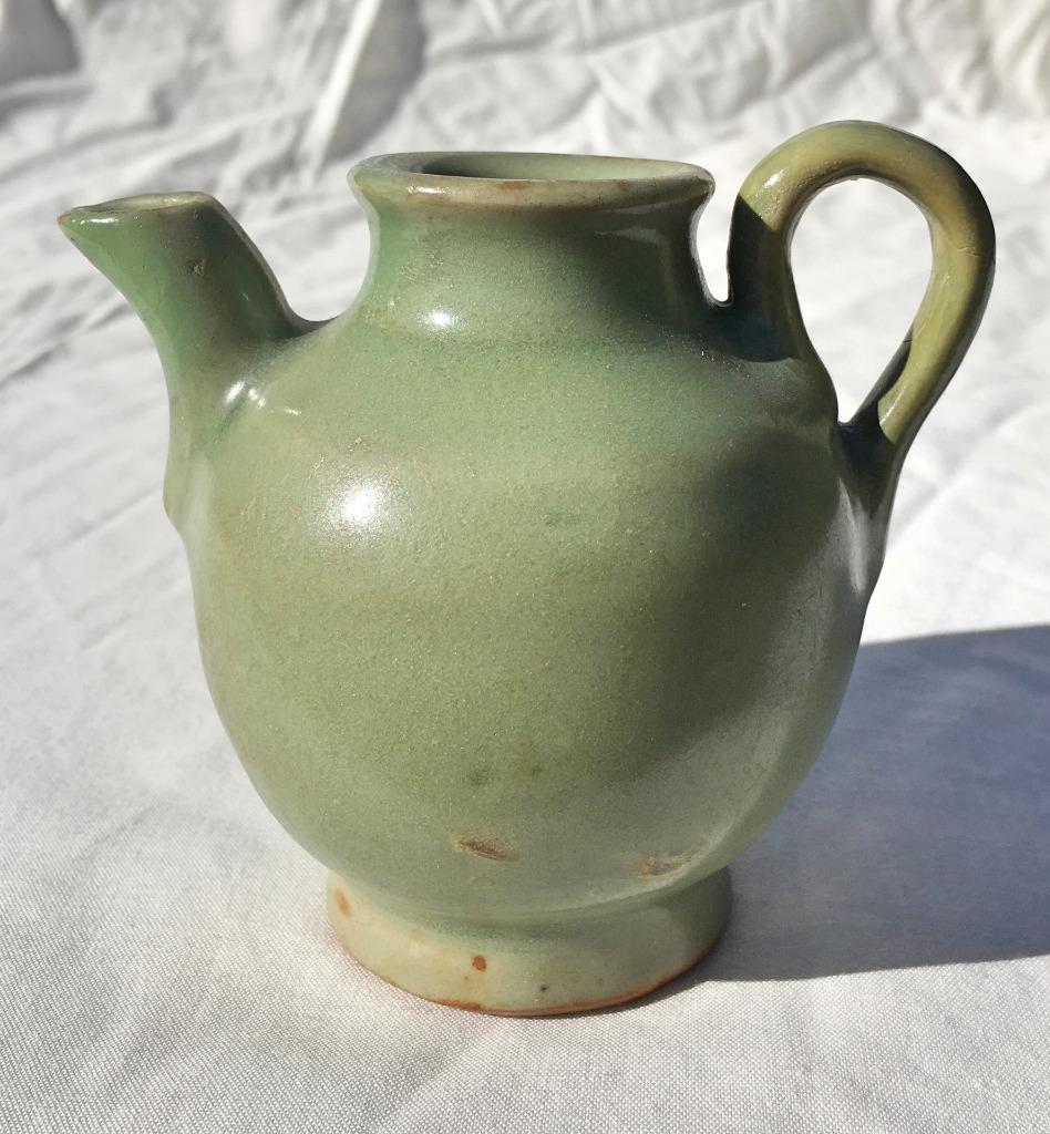 Yuan Dynasty Chinese Longquan Celadon Ewer