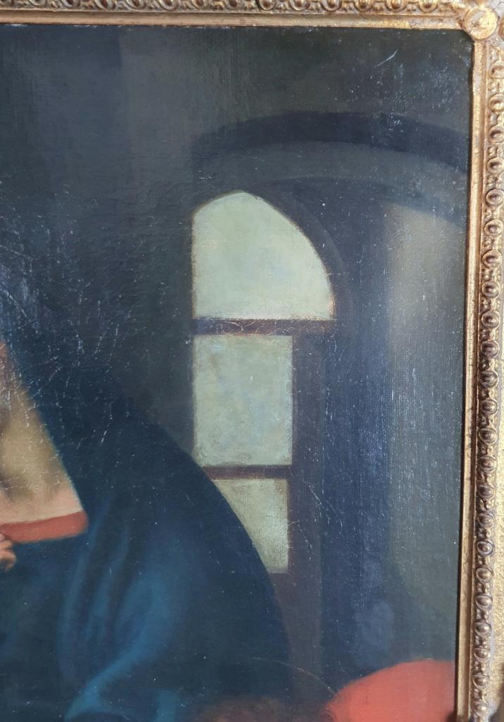 After Raphael Painting Madonna and Child with Saints