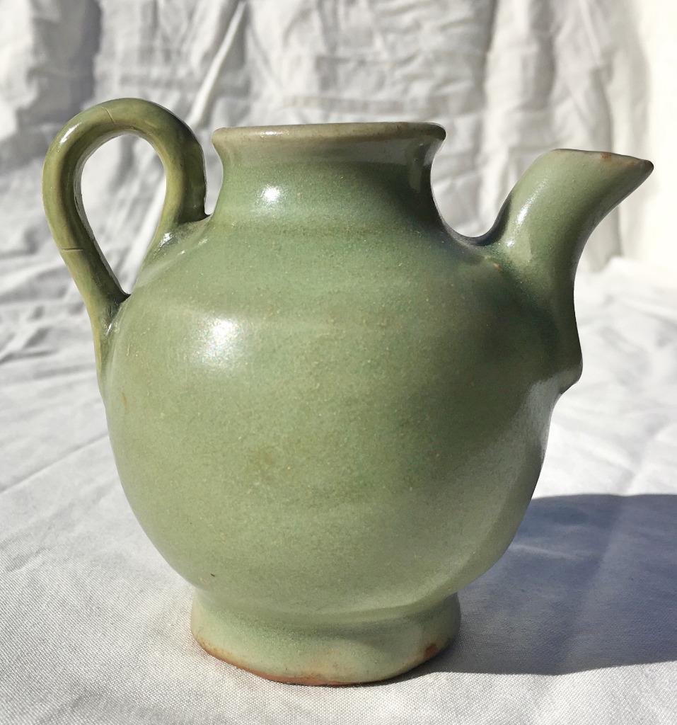 Yuan Dynasty Chinese Longquan Celadon Ewer
